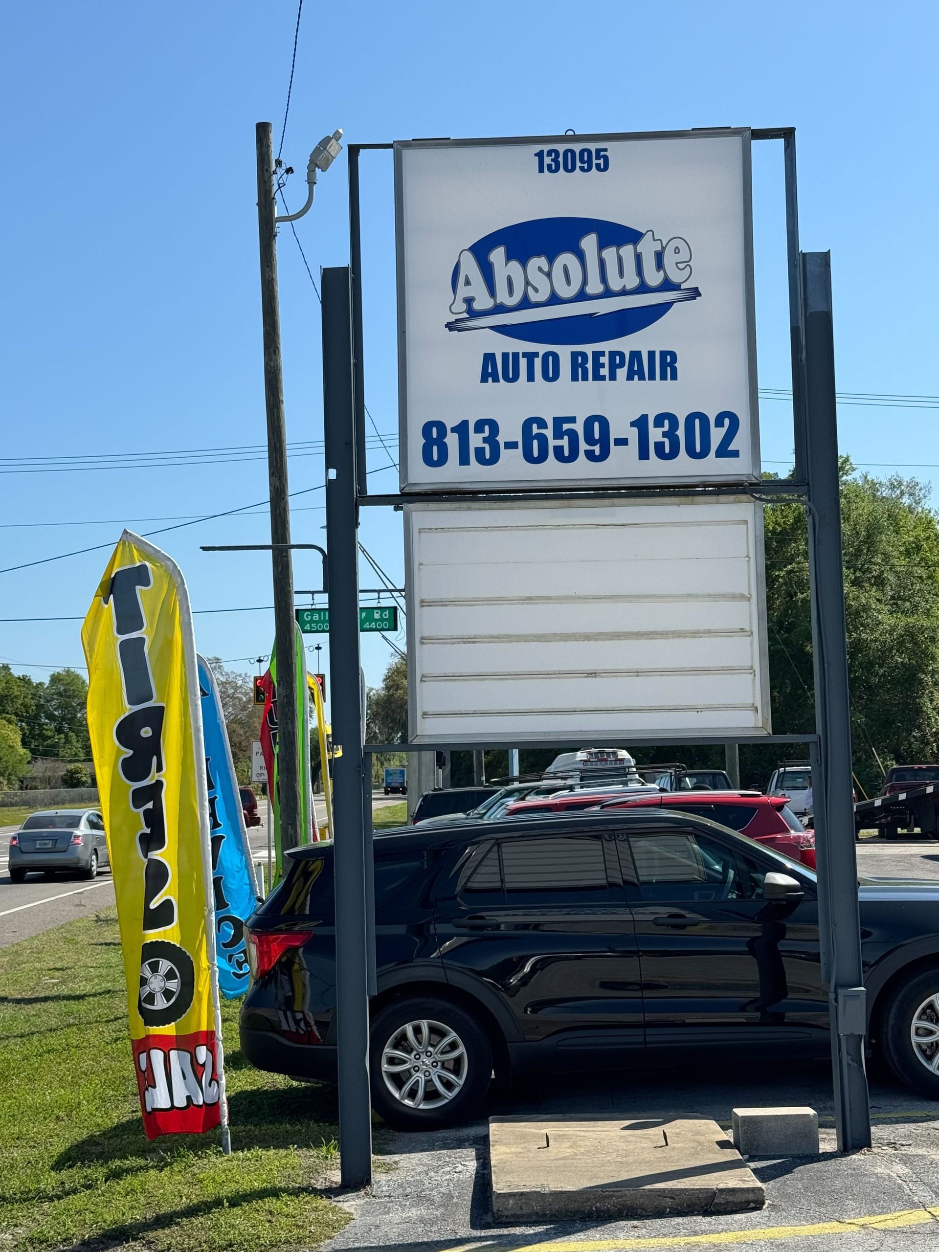 Service Sign | Absolute Auto Repair Inc