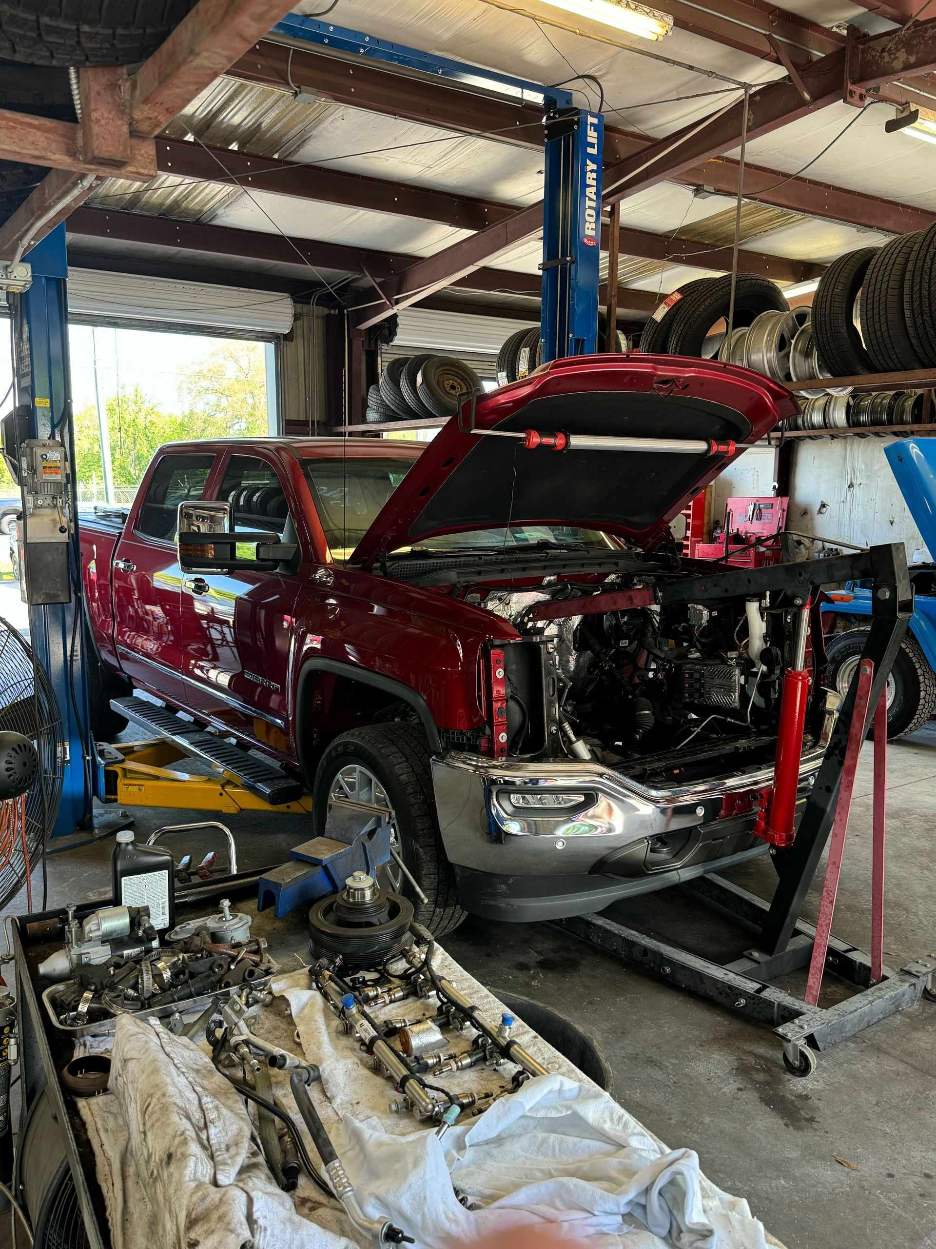 Car in Service | Absolute Auto Repair Inc