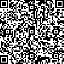 QR code with black and white squares.