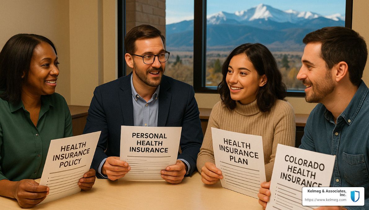different policy options - personal health insurance colorado