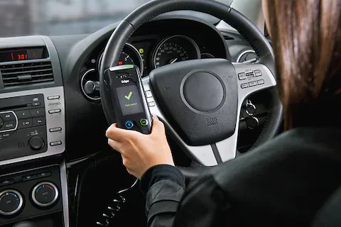 Draeger Interlock Device in Car — Interlock Devices in Noosaville QLD