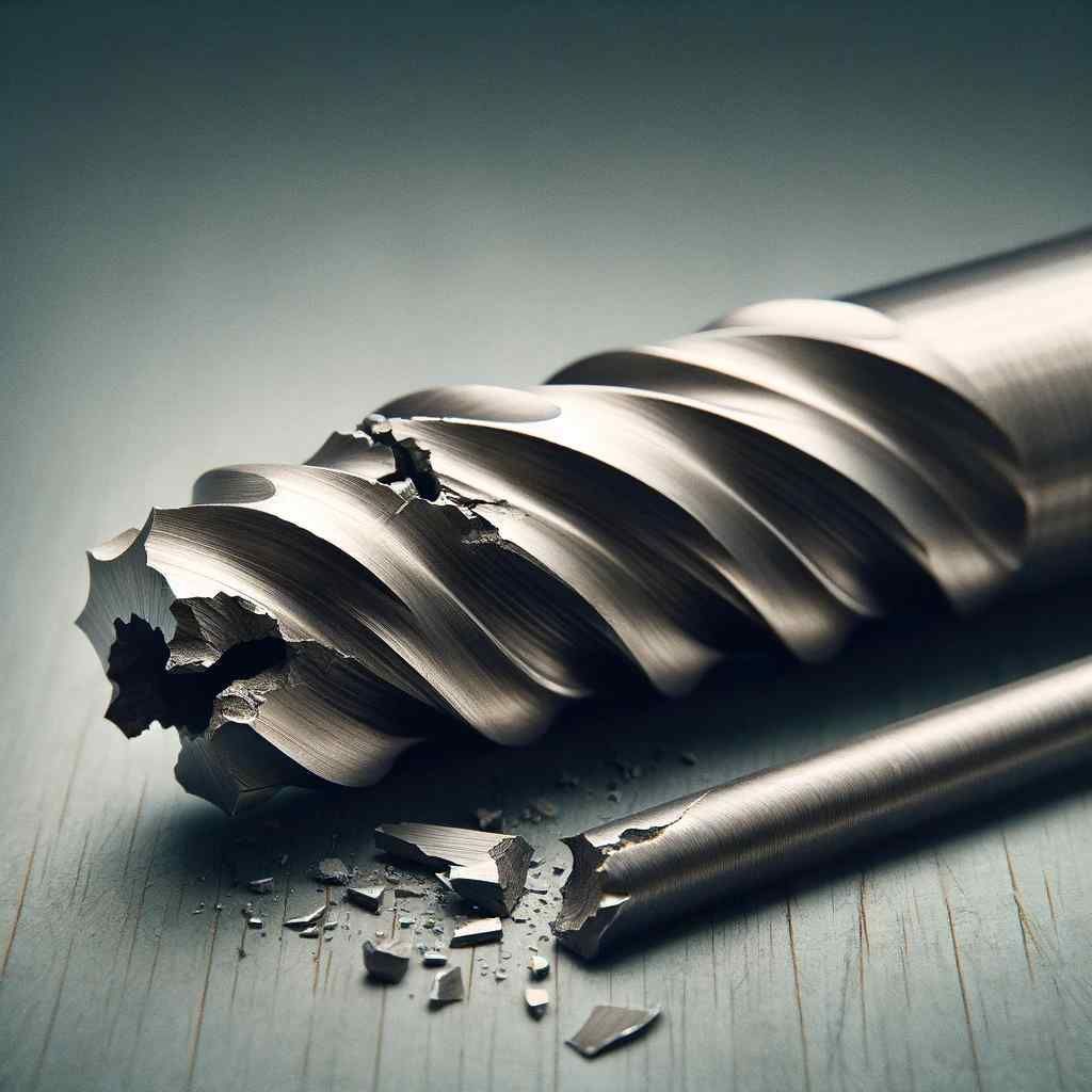 an image of a drill bit shattered due to manufacturing defaults. Clicking this picture takes you to Product Liability.