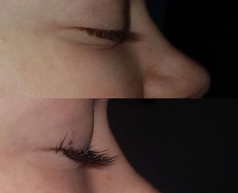 Eyelash lifts and extensions