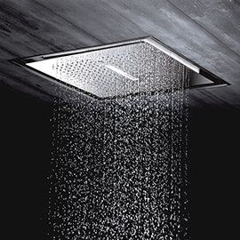 soffione doccia in acciaio inox