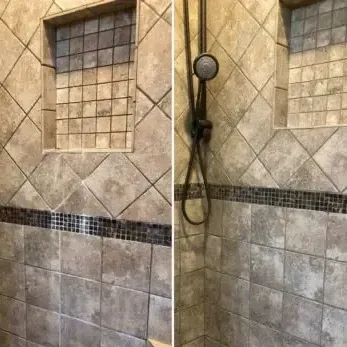 Shower Tile Cleaning