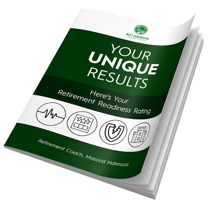 a book titled your unique results here's your retirement readiness rating