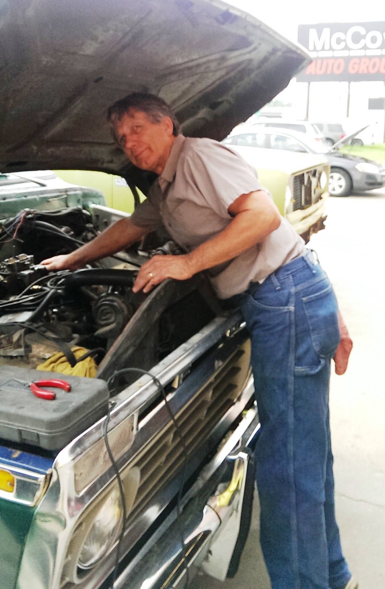 Man Working — Springfield, MO — Loveland's AOK Transmission Company