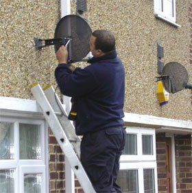 Aerial installation - West Drayton, Middlesex -  Sat-UK Net Ltd - Satellite-TV-Install