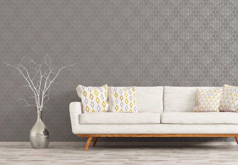 Carta da parati damascata