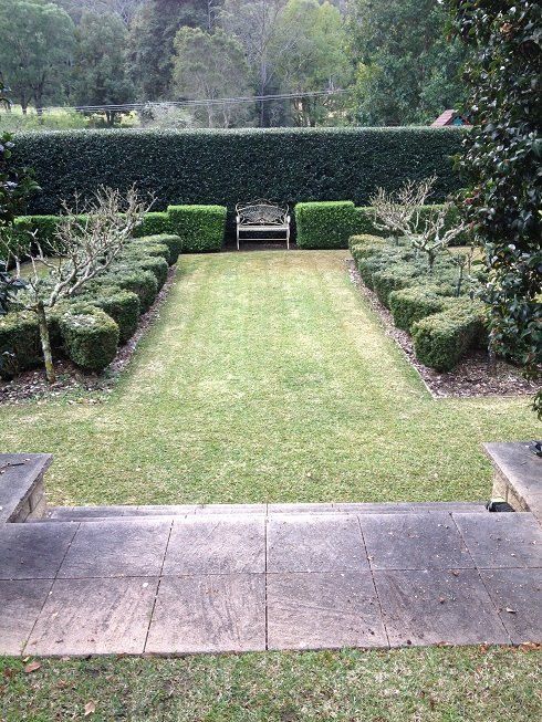 There is a Bench in the Middle of the Garden | Central Coast, NSW | Budget Lawns Plus