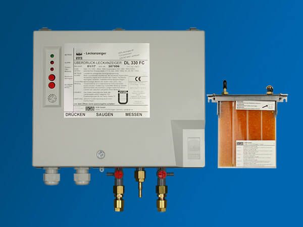 DL 330 overpressure leak detector