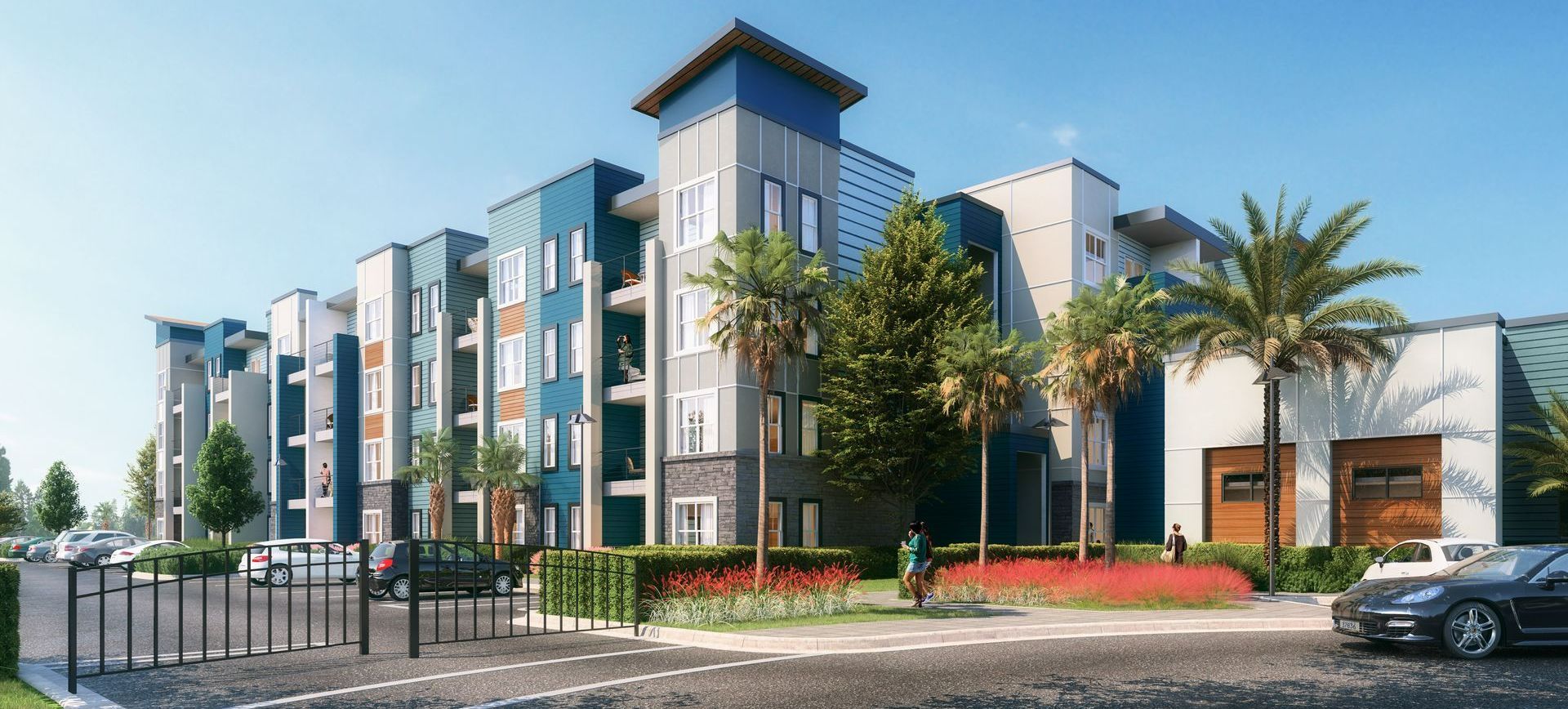 Adley Luxe Apartments Exterior Rendering