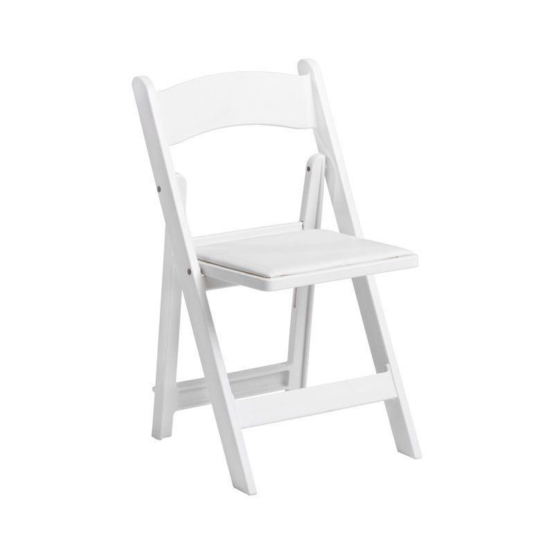 White Padded Garden Chair