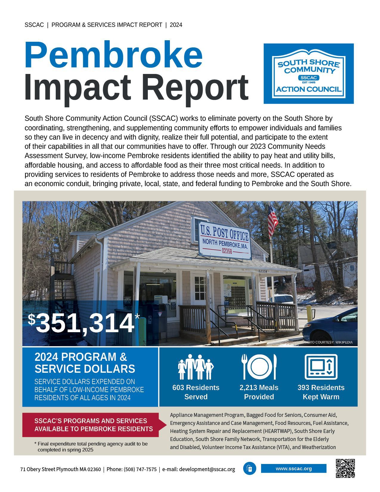 SSCAC Pembroke Town Impact Reports