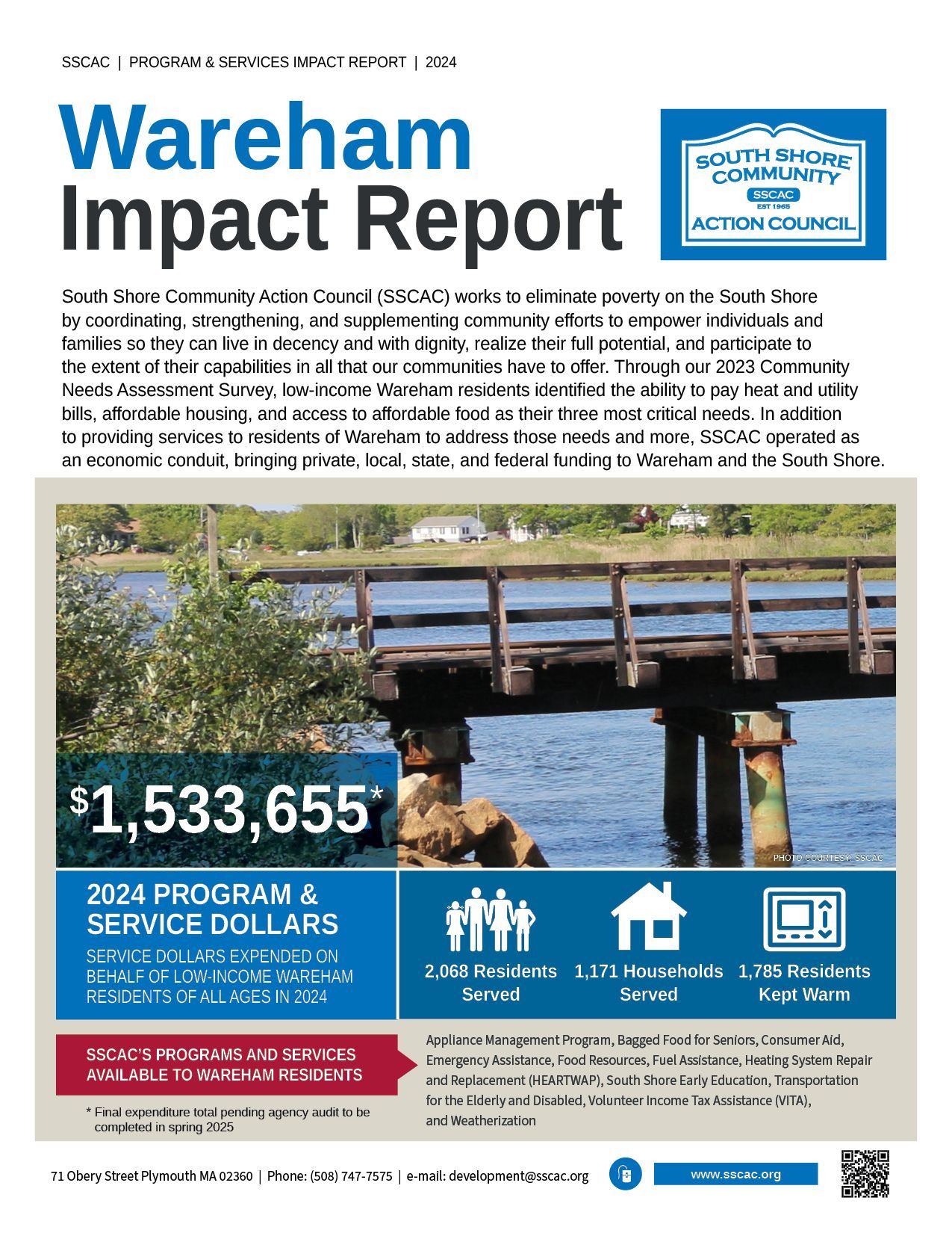SSCAC Wareham Town Impact Reports