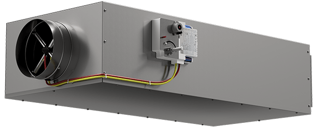 NS, VAV box with integral silencer. By Barcol-Air