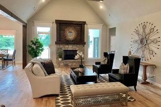 Modern Living Room Design — NW Arkansas — First Impressions Home Staging