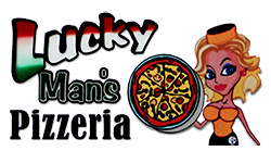 Lucky Man's Pizzeria logo