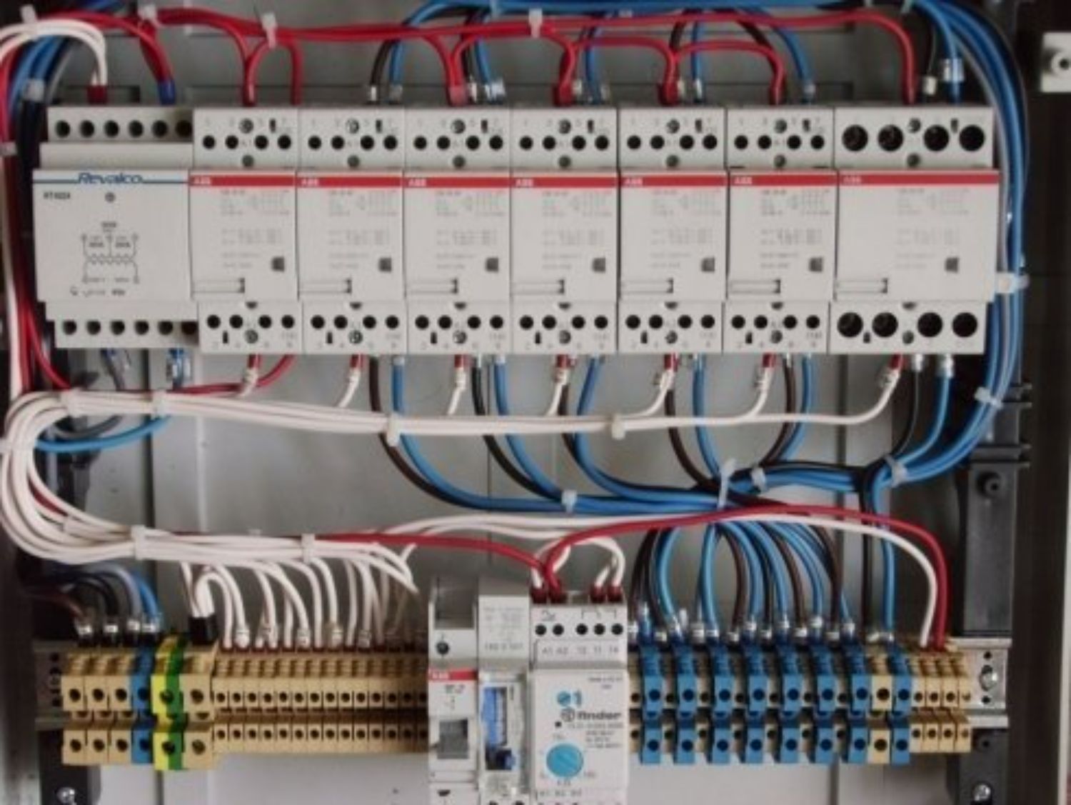 quadro di controllo di impianti elettrici