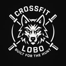 The logo for crossfit 302 athletics has a wave in the middle of it.