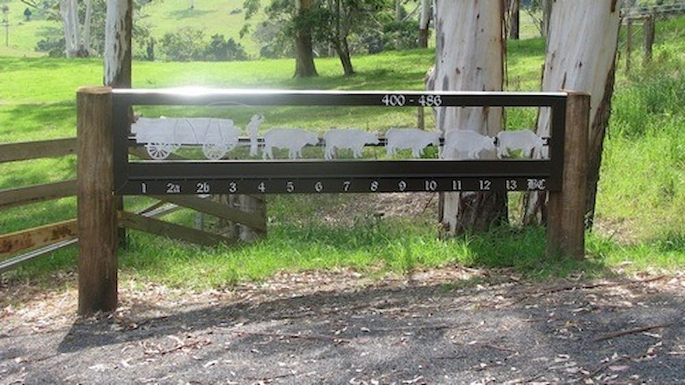 A Fence With Numbers 1 Through 12 on It — Metaltrendz in Kunda Park, QLD