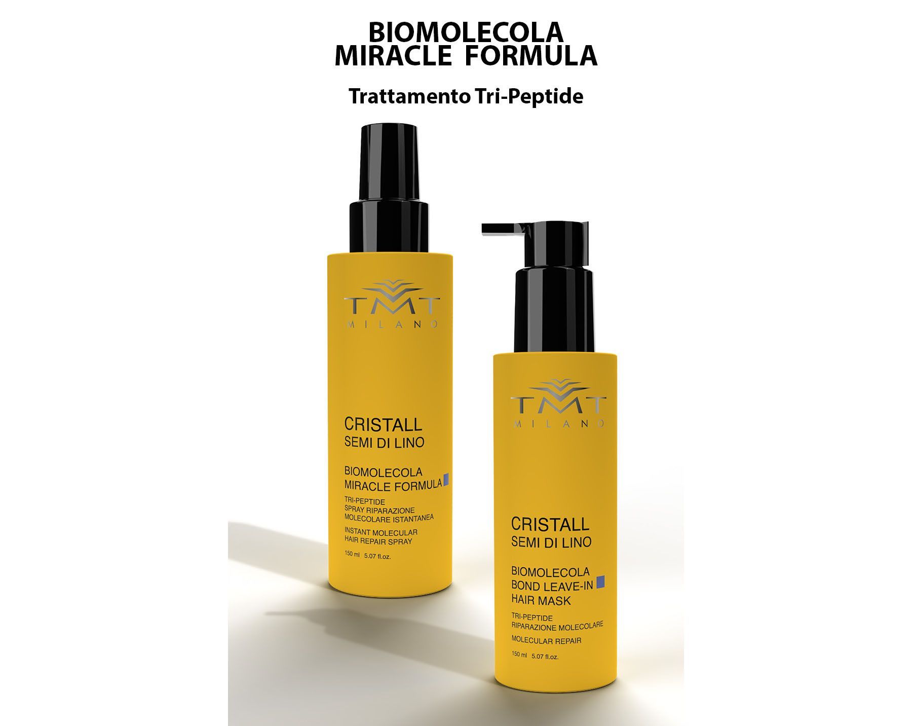 CRISTALL BIOMOLECOLA BOND LEAVE-IN HAIR MASK TMT MILANO A SAVONA