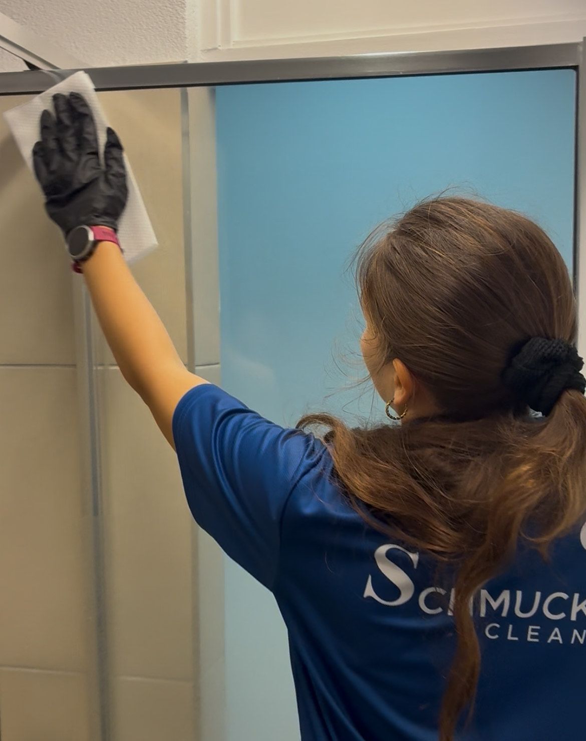 A Close Up of a Stove Top Oven With Four Burners — Schmucker Cleaning in Gulliver, QLD