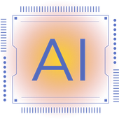 The word ai is written in blue on a yellow background.