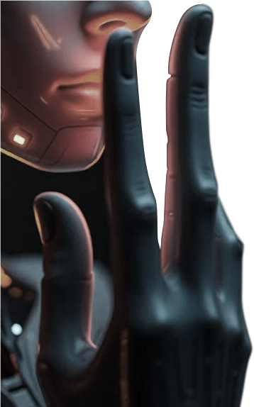 A close up of a person 's hand making a peace sign