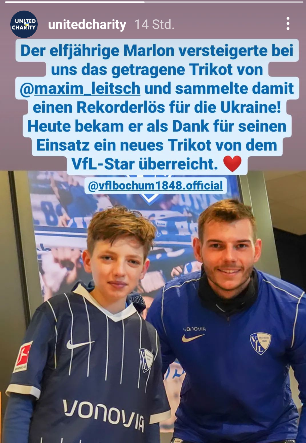 Trikot für den guten Zweck