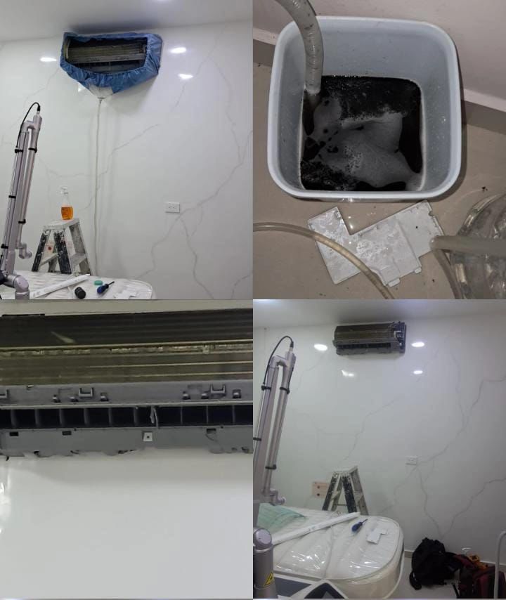 mantenimiento de lavadoras, secadoras, neveras, nevecones, cocinas, aires acondicionados, hornos y calentadores.