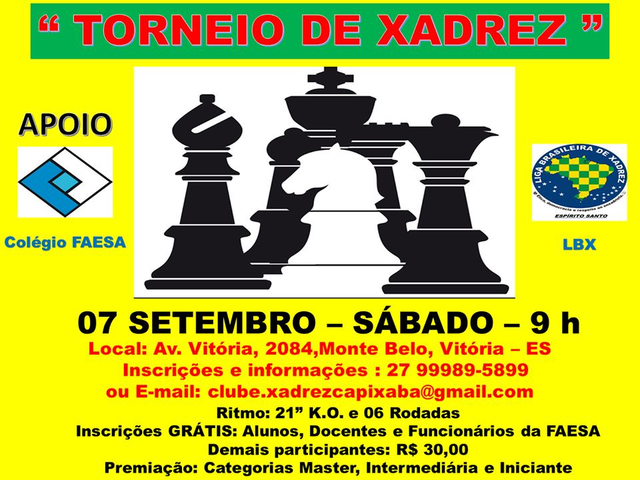 Torneios – LBX – Liga Brasileira de Xadrez