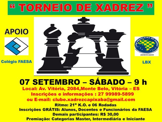 Federação Capixaba de Xadrez Escolar - Fchess