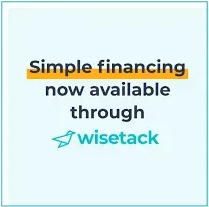 Financing available through wisetack 