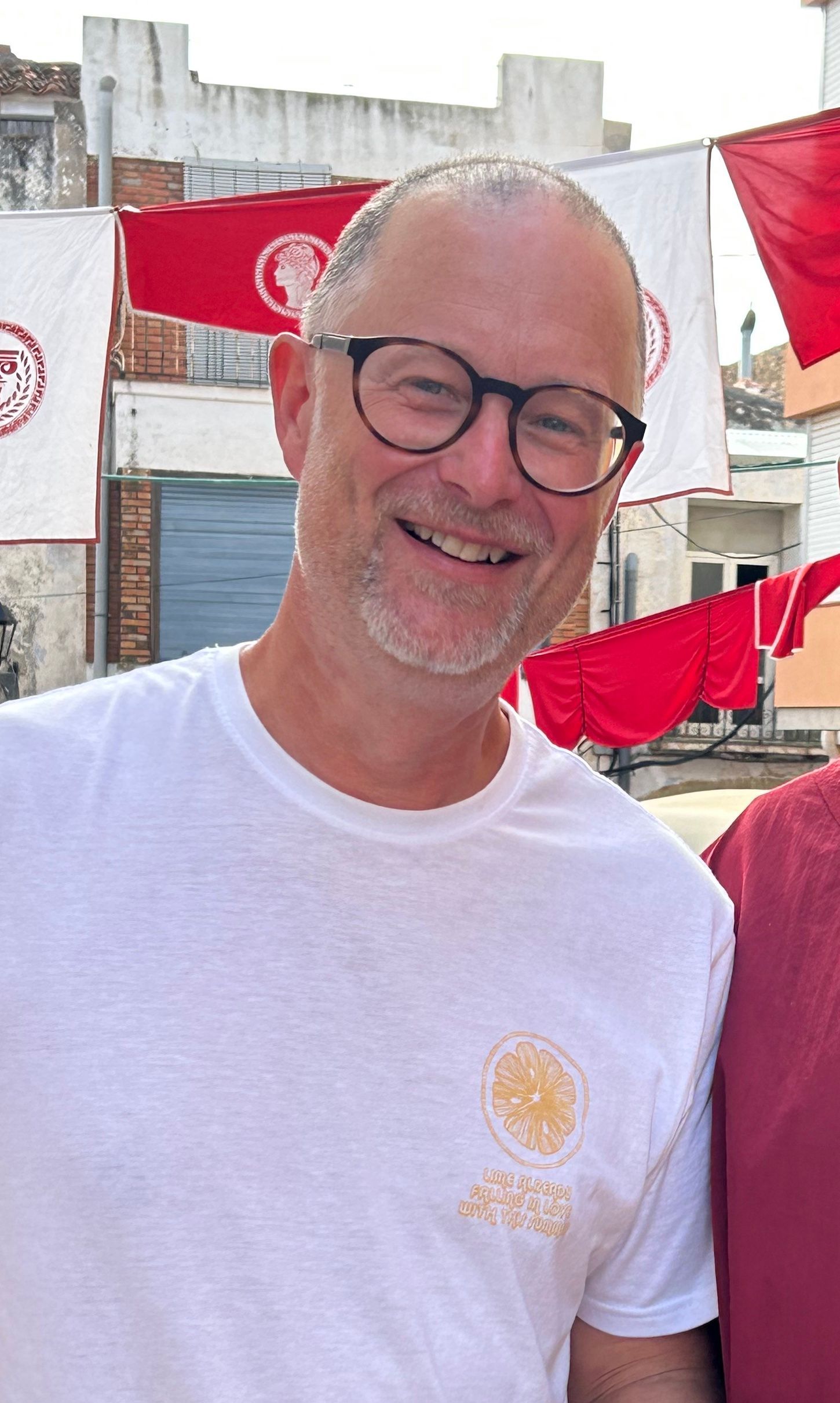 Ed Deane chief olive harvester at Casa de Olivos in Traiguera