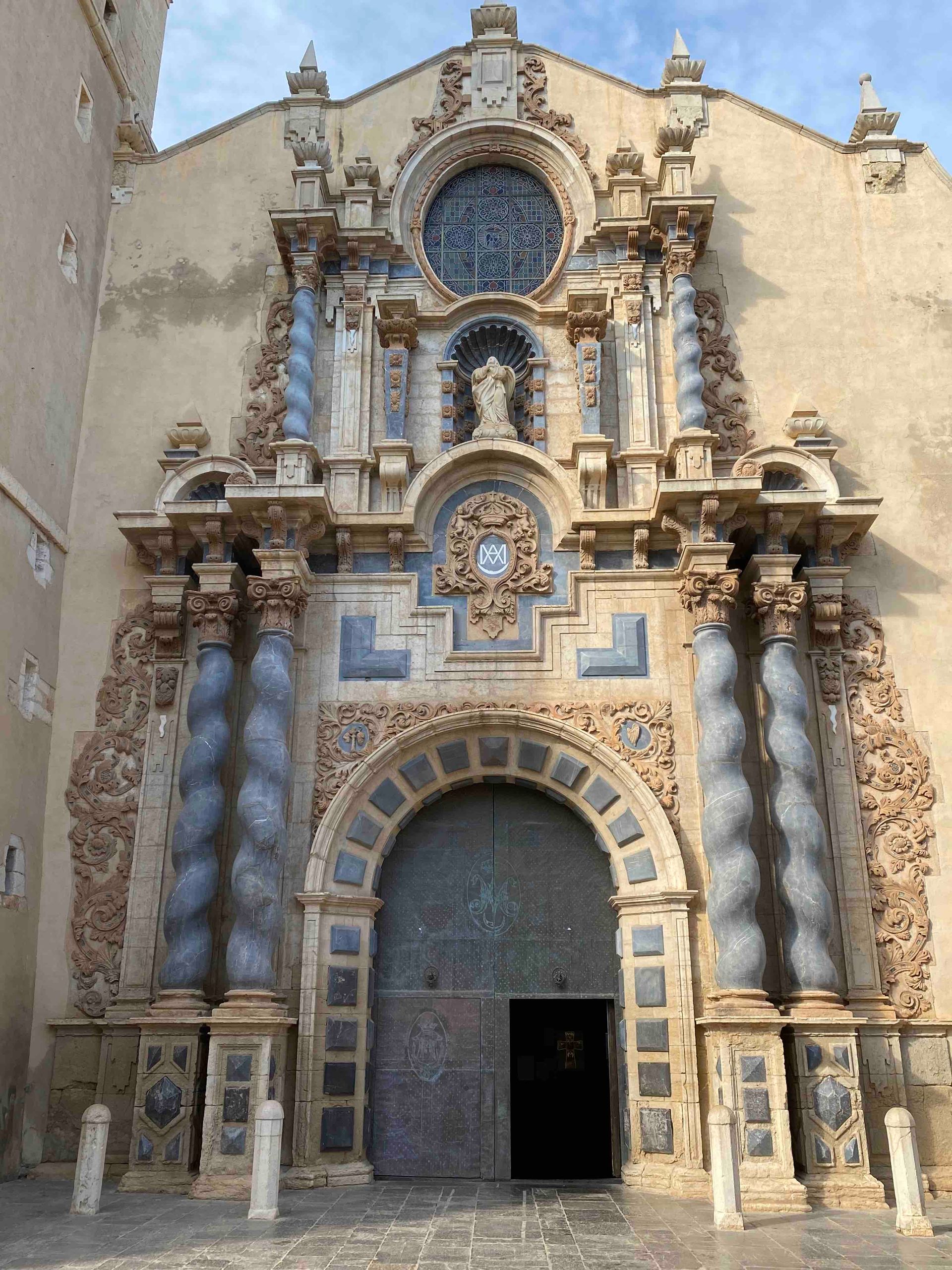 Beautiful church in Vinaros near Casa de Olivos