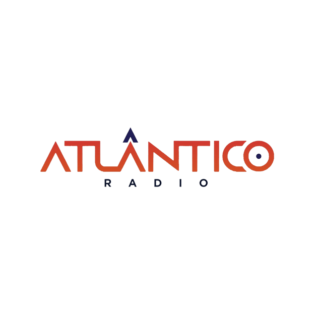 Atlantico radio logo on a white background