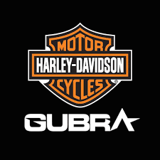 The harley davidson logo is on a black background.