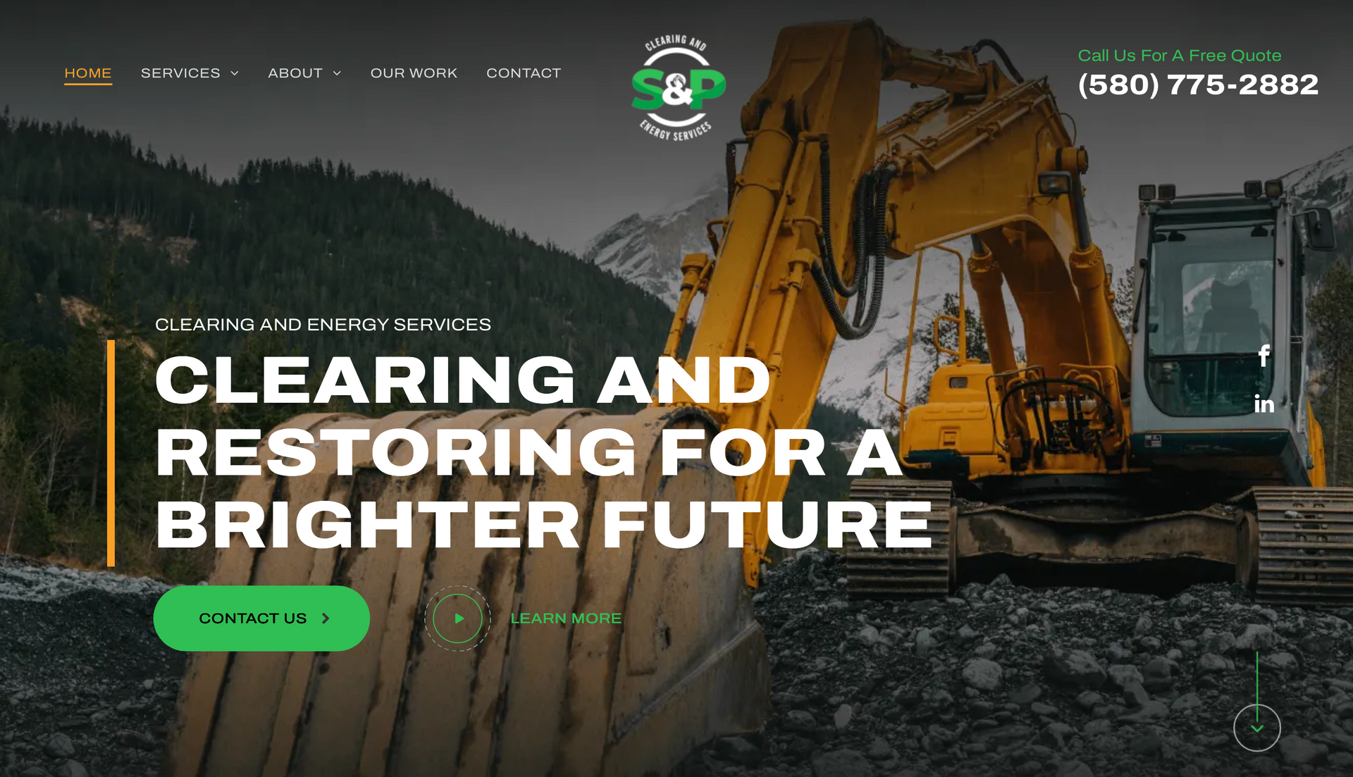clean website made with atype 