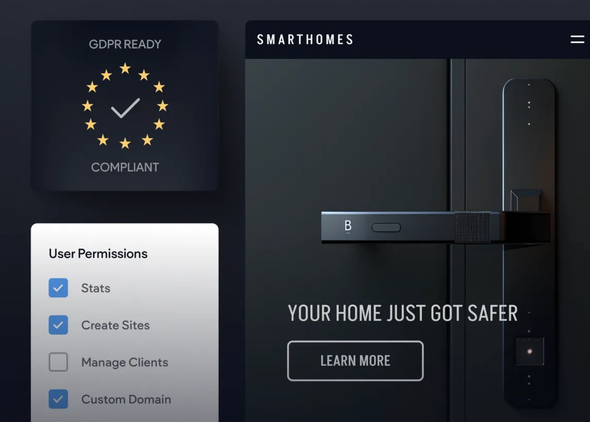 the security of atype website builder