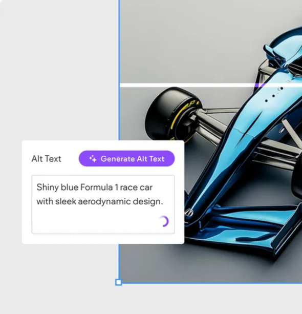 the alt text of atype website builder