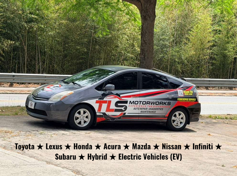 TLS Motorworks Vehicle parked outside | TLS Motorworks