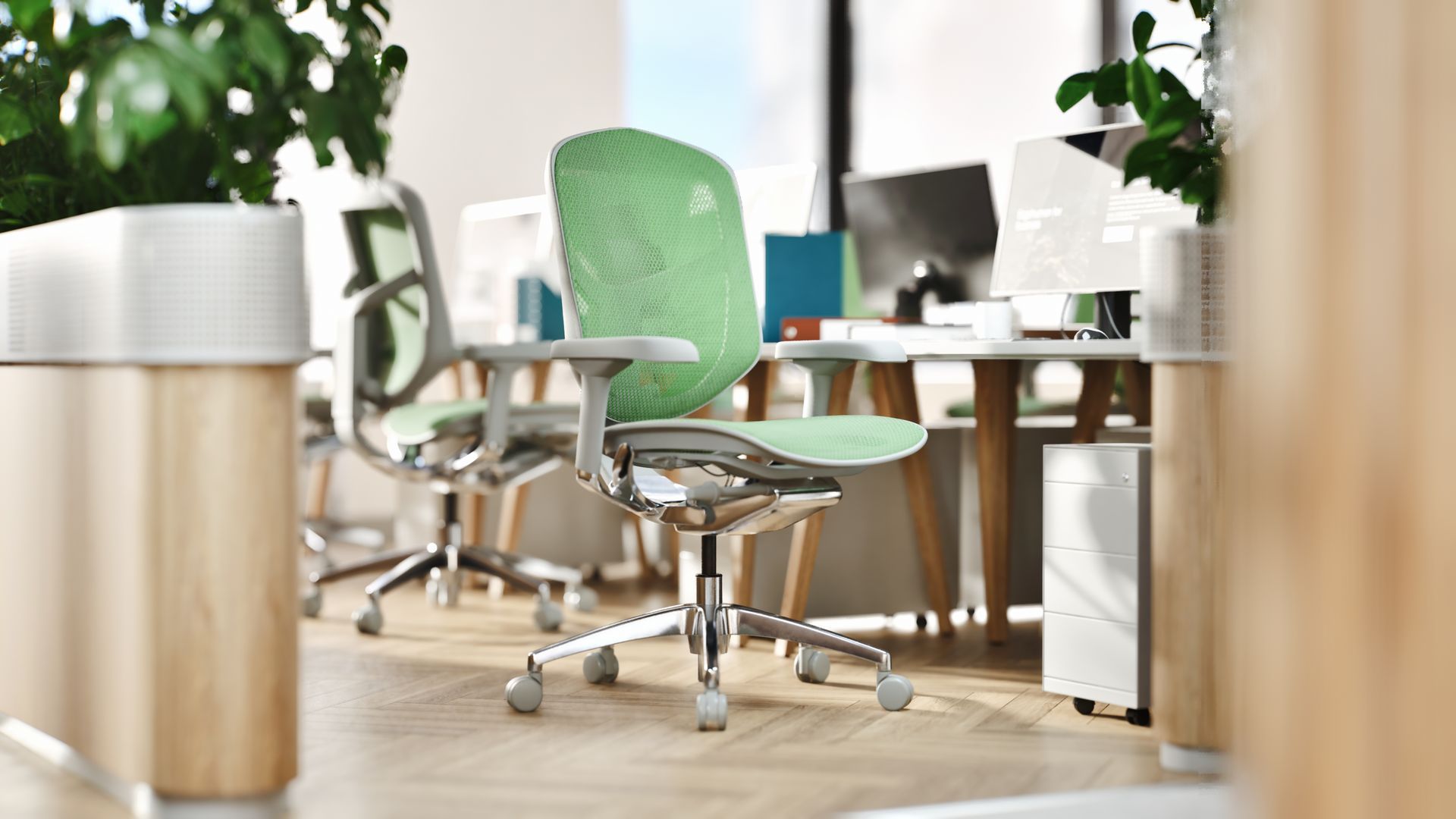Ergohuman black mesh ergonomic office chair