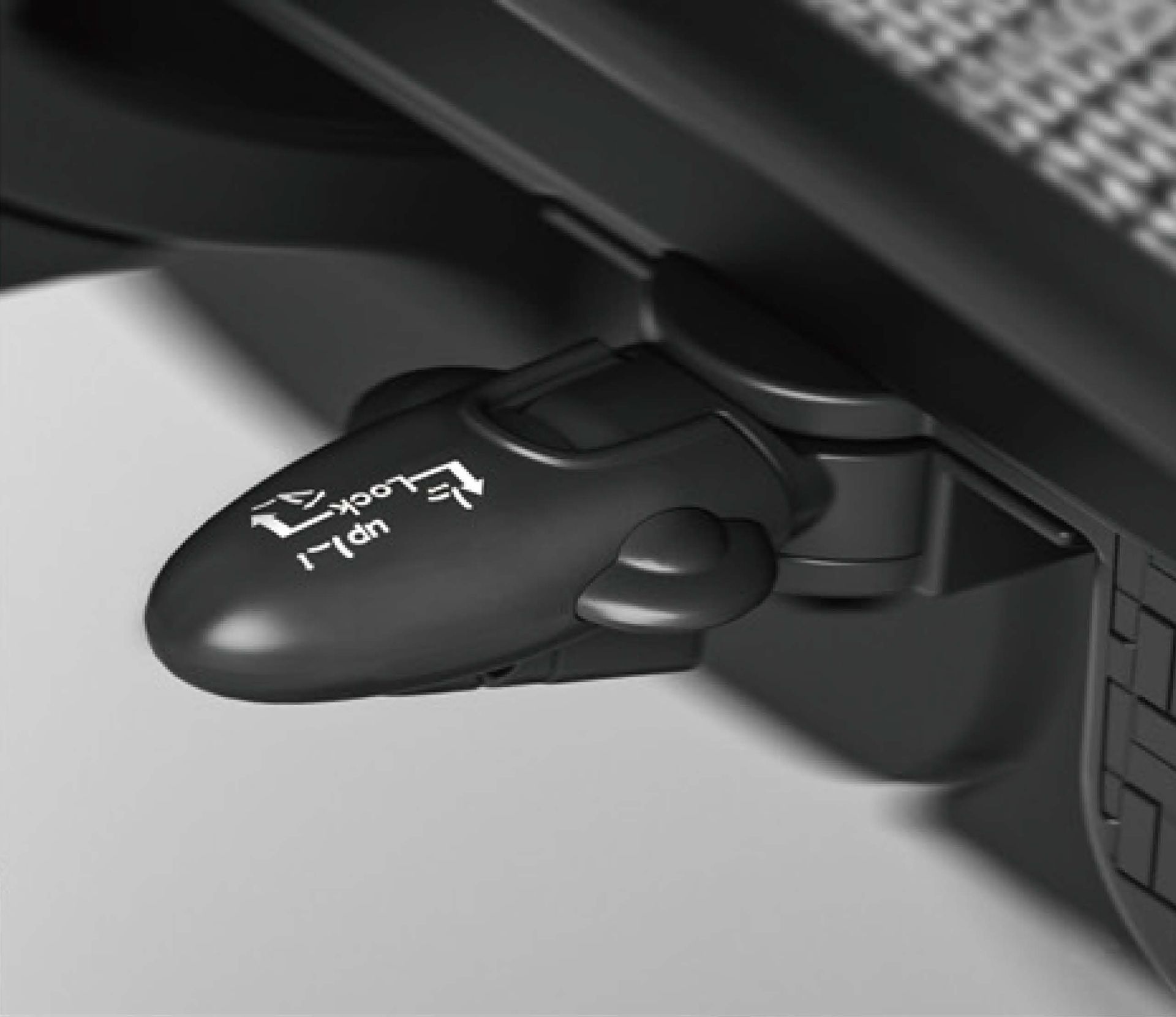 Ergohuman gaming chair single lever control