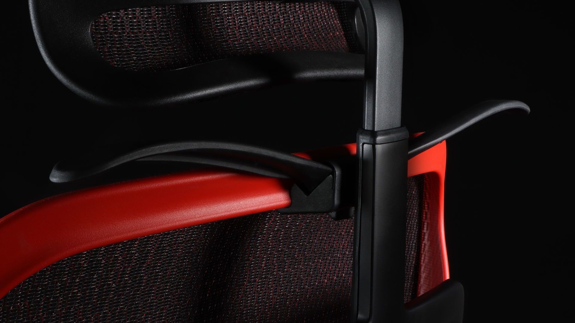 Close up of the Ergohuman Ultra gaming chair coat hanger