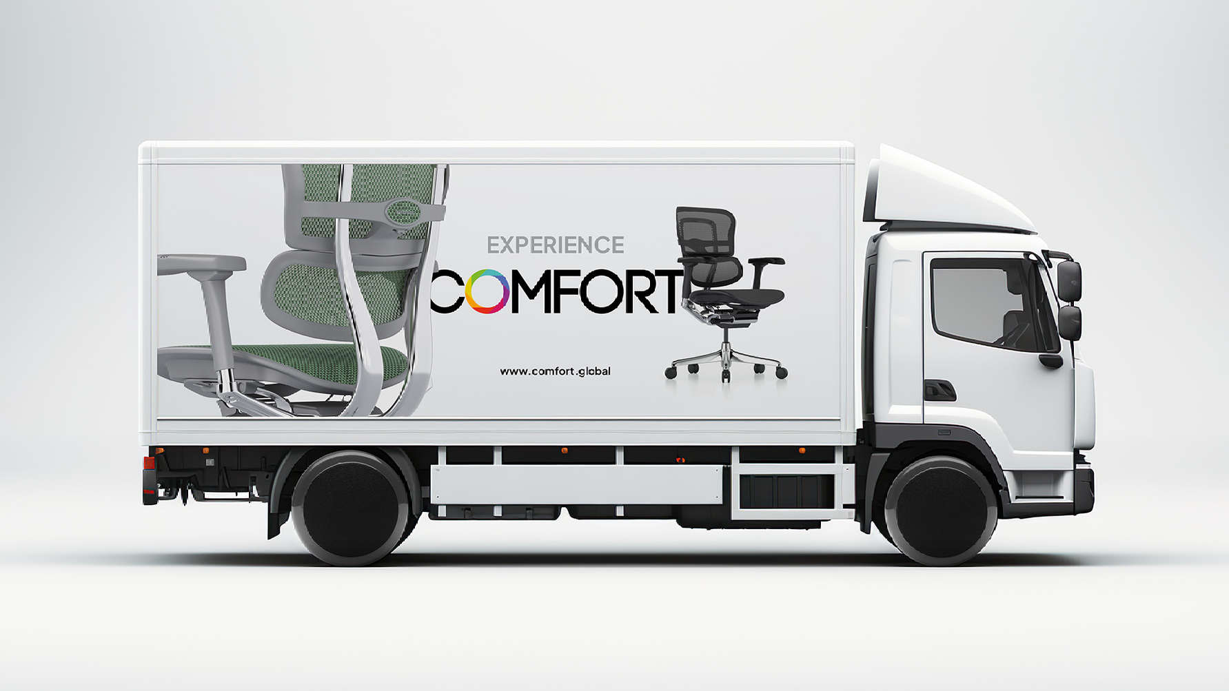 Comfort lorry full of chairs
