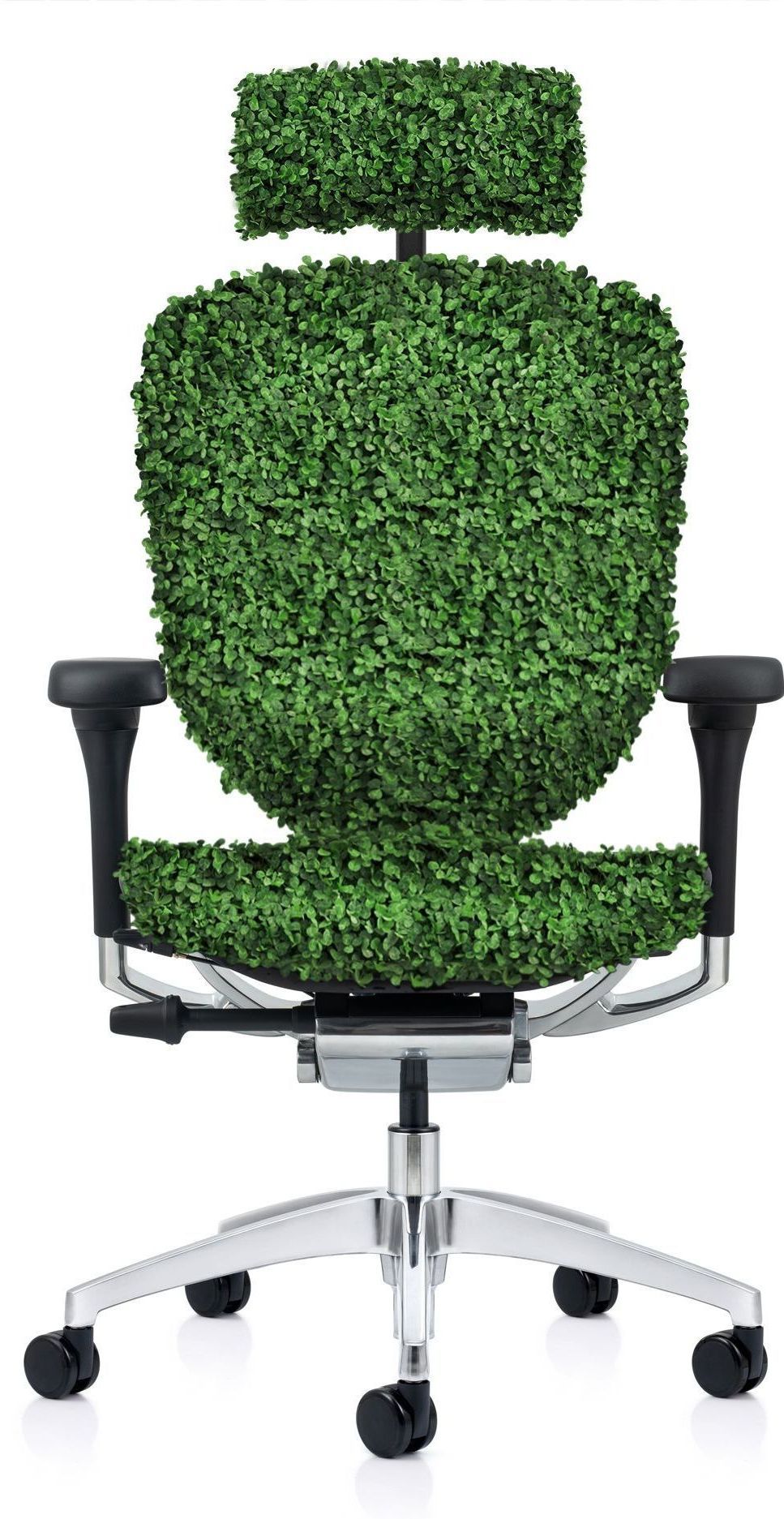 Comfort Enjoy Elite G2 chair covered in box hedge leaves