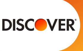 The word discover is on a white and orange background