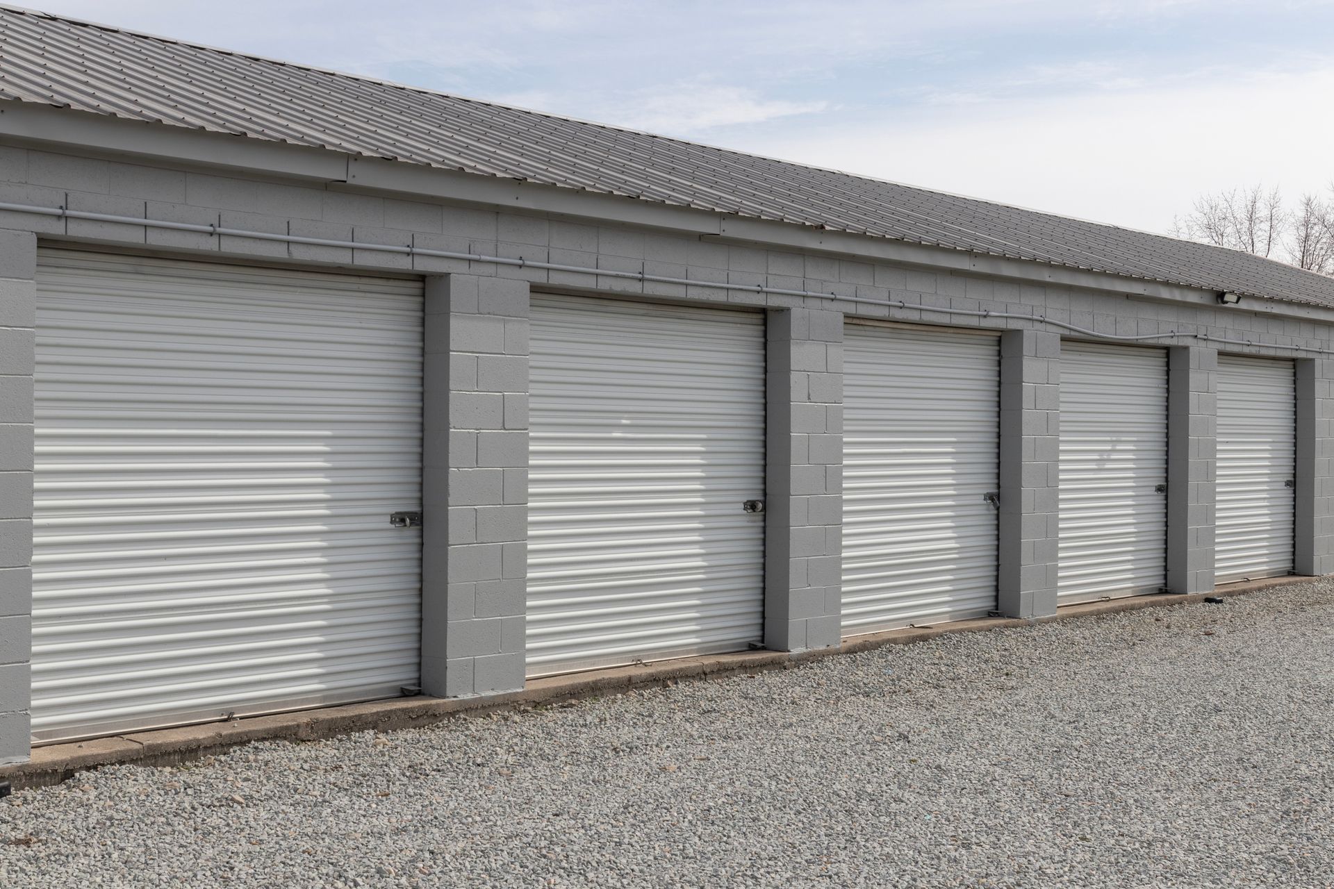 Secure self-storage units available for rent.
