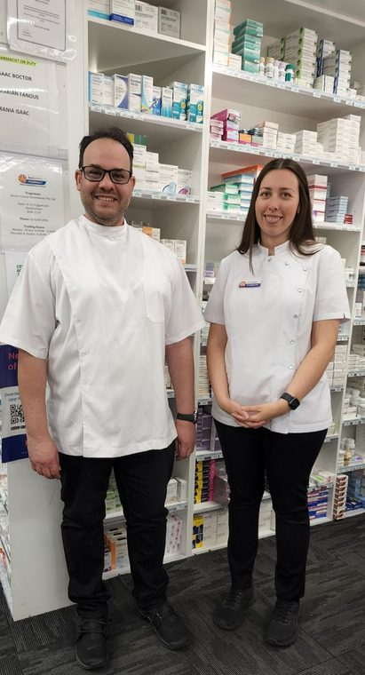 Man & Woman Pharmacists — Pharmacist in Shellharbour, NSW
